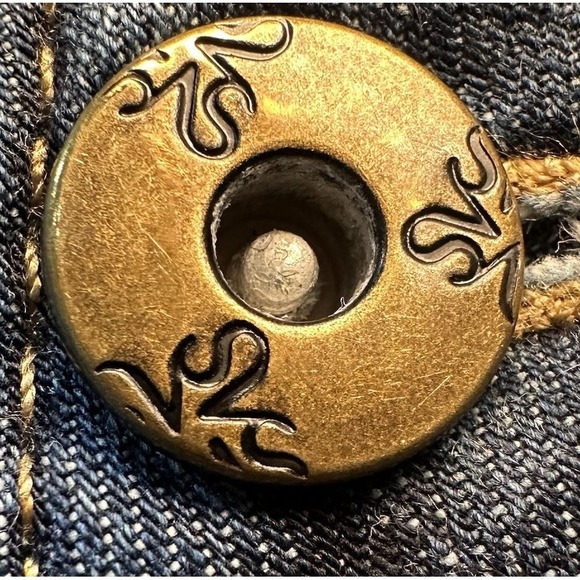 Simply Vera Wang Denim Jeans Womens Size 4R Blue Boot Cut 5 Pockets Zip Stretch - Picture 3 of 12